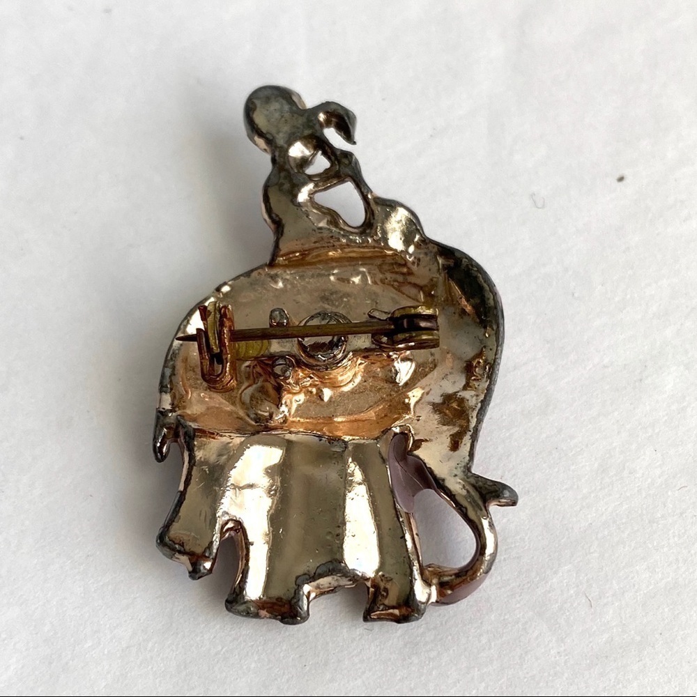 Vintage Elephant‎ Brooch - Picture 5 of 7